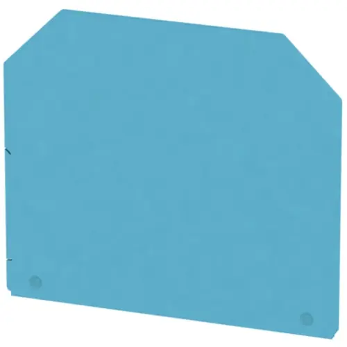 Abschluss-/Zwischenplatte für Reihenklemme, 1050180000 Neue Kollektion