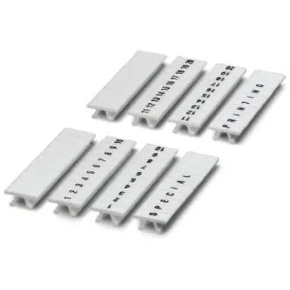 Abverkauf Beschriftungsstreifen für Anschlussklemme, 0805807:0061