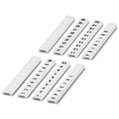 Abverkauf Beschriftungsstreifen für Anschlussklemme, 0808671:0451