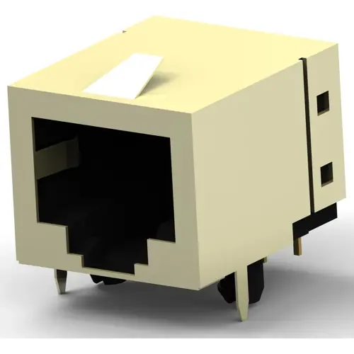 Aktuell Buchse, RJ45, 8-polig, 8P8C, Cat 5, Lötanschluss, Durchgangsloch, 1-1734264-1