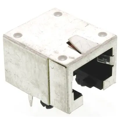 Buchse, RJ45, 8-polig, 8P8C, Cat 3, Lötanschluss, Durchgangsloch, 106066-2 Finale Aktion
