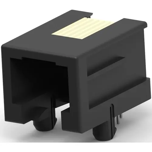 Sofort Bestellen Buchse, RJ11/RJ12/RJ14/RJ25, 6-polig, 6P6C, Cat 3, Lötanschluss, Durchgangsloch, 1-215876-3