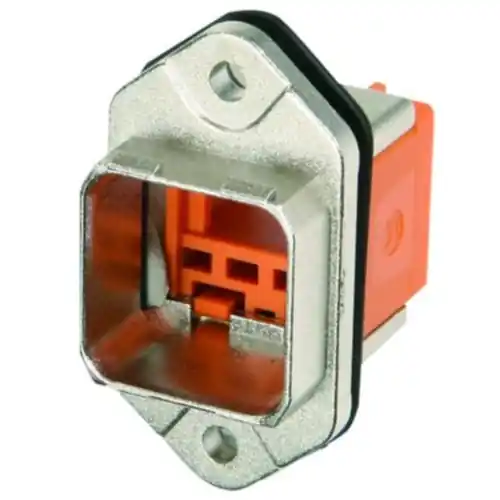 Abverkauf LWL-Einbaubuchse, LC, GOF/POF/PCF, Multimode, Keramik, silber, 100007582