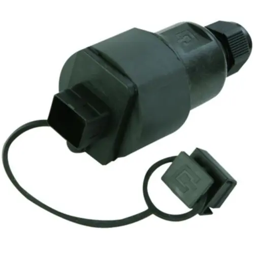 Anschlussdose, Cat 6A, schwarz, Panelmontage, für RJ45-Steckverbinder, 100007445 Angebot