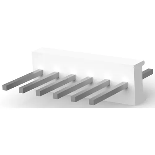 Zertifiziert Stiftleiste, 6-polig, RM 2.54 mm, gerade, natur, 640452-6