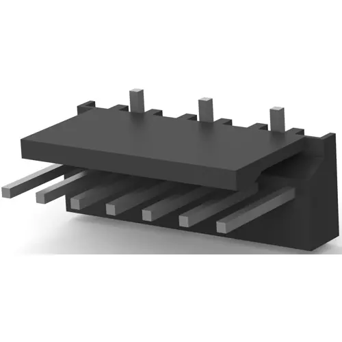 Versand Am Gleichen Tag Stiftleiste, 7-polig, RM 2.54 mm, gerade, schwarz, 3-647166-7