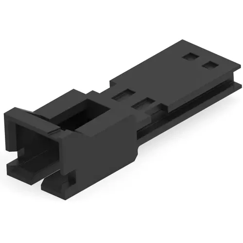 Angebot Steckergehäuse, 2-polig, RM 2.54 mm, gerade, schwarz, 103653-1