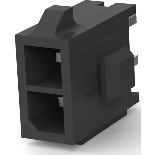 Aktuell Stiftleiste, 2-polig, RM 3 mm, gerade, schwarz, 3-794630-2