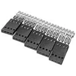 Zertifiziert Buchsenleiste, 3-polig, RM 2.54 mm, gerade, schwarz, 104439-2