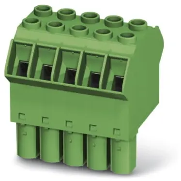 Abverkauf Buchsenleiste, 9-polig, RM 10.16 mm, gerade, grün, 1715248