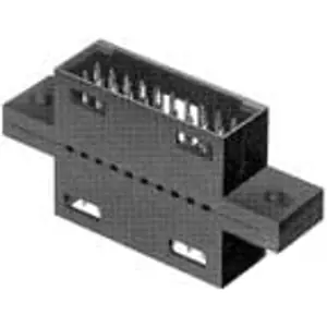 Wochenendangebot Stiftleiste, 10-polig, RM 2.54 mm, gerade, schwarz, 87608-1