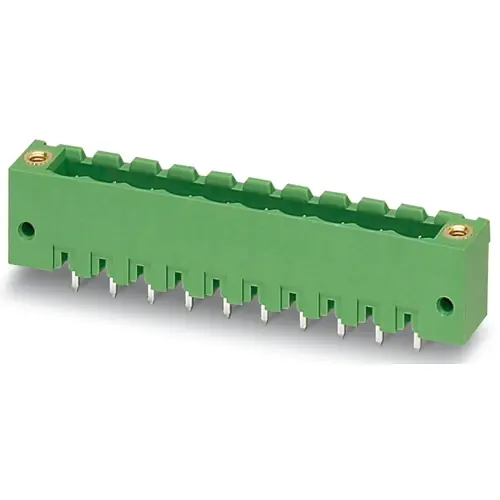 Zertifiziert Stiftleiste, 6-polig, RM 5 mm, gerade, grün, 1776922