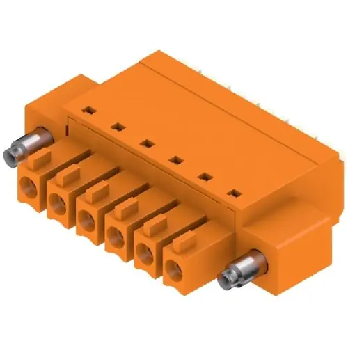 Zertifiziert Buchsenleiste, 6-polig, RM 3.81 mm, gerade, orange, 1970400000