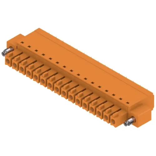 Versand Am Gleichen Tag Buchsenleiste, 16-polig, RM 3.81 mm, gerade, orange, 1970820000