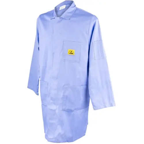 ESD-Arbeitsmantel, hellblau, XS Angebot