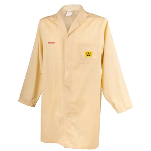 ESD-Besucherkittel, gelb, XXL, BK1004054 Garantierte Lieferung