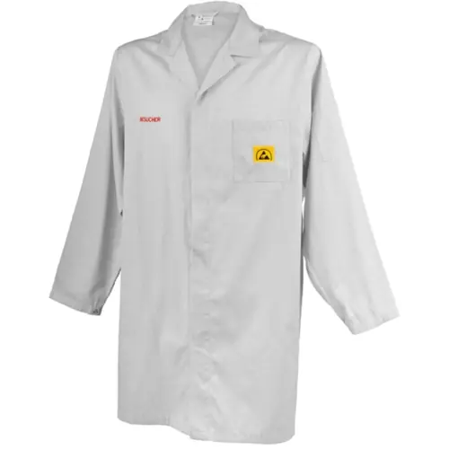 Preisreduziert ESD-Besucherkittel, hellgrau, S, BK100405