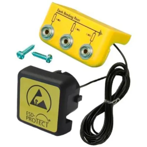 Erdungsbox, Druckknopf-Ø 10 mm, 3 m, 3 x Druckknopf, BK0102010 Markenware