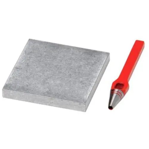 Billig Locheisen Set mit Aluplatte ESD PROTECT