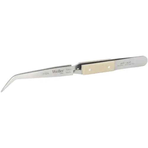 Solange Der Vorrat Reicht ESD Umkehrpinzette, antimagnetisch, Edelstahl, 150 mm, 30SA