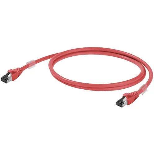 Top-Preis Patchkabel, RJ45-Stecker, gerade auf RJ45-Stecker, gerade, Cat 6A, S/FTP, LSZH, 1 m, rot, 1166030010
