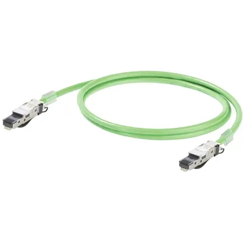 Wochenendangebot Systemkabel, RJ45-Stecker, gerade auf RJ45-Stecker, gerade, Cat 5, SF/UTP, PVC, 1 m, grün, 1191010010