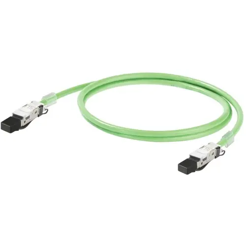 Systemkabel, RJ45-Stecker, gerade auf RJ45-Stecker, gerade, Cat 5e, SF/UTP, PUR, 20 m, grün, 1376510200 Abverkauf