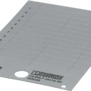 Zertifiziert Phoenix Contact Kunststoffschild US-EMLP (40X10) SR