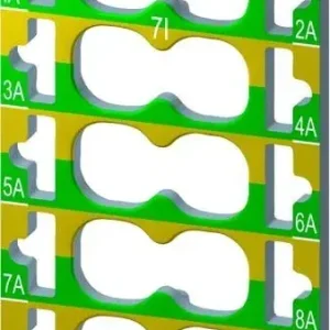 Siemens Dig.Industr. Farbkodierschilder 6ES71936CP712AA0VE10 Highlight